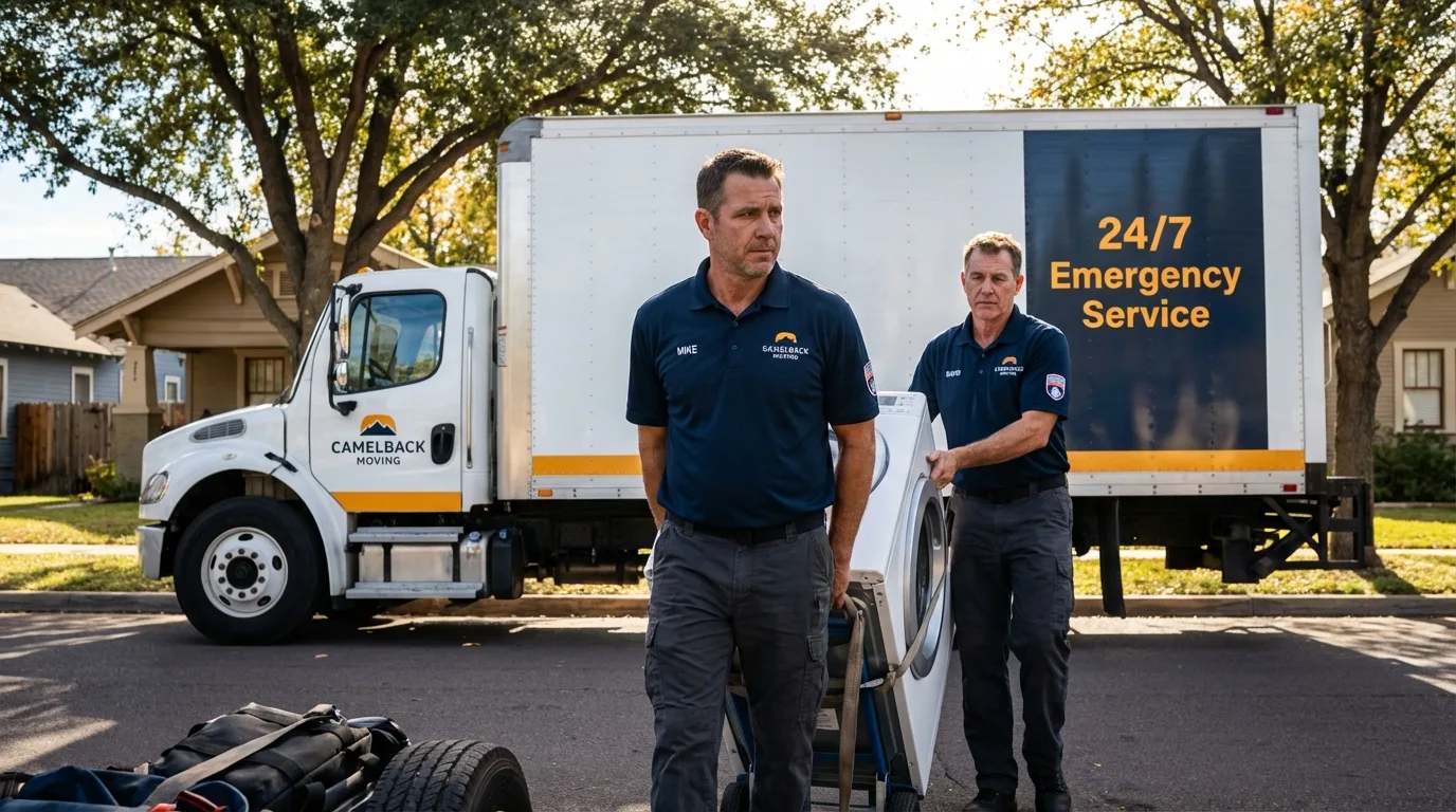 CamelBack Moving crew loading furniture in Show Low, AZ